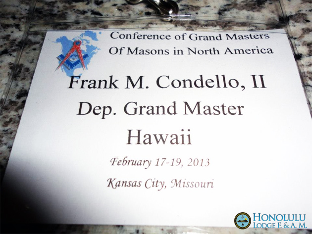 Conference of Grand Master's of Masons in North America